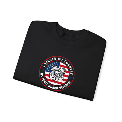 I Served My Country US Coast Guard Veteran Sweatshirt