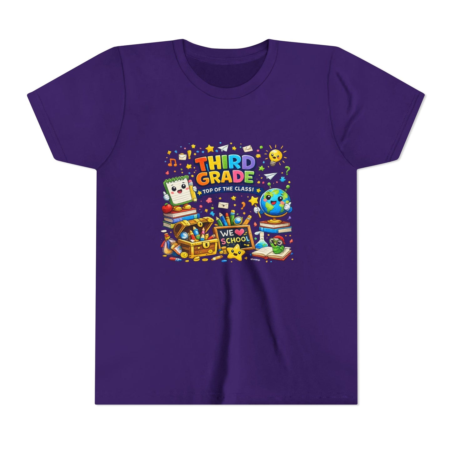 Third Grade Kids Tee — "Third Grade Out of the Classroom" Back-to-School Youth Shirt