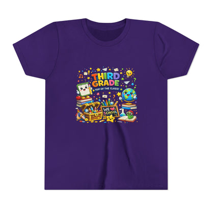 Third Grade Kids Tee — "Third Grade Out of the Classroom" Back-to-School Youth Shirt