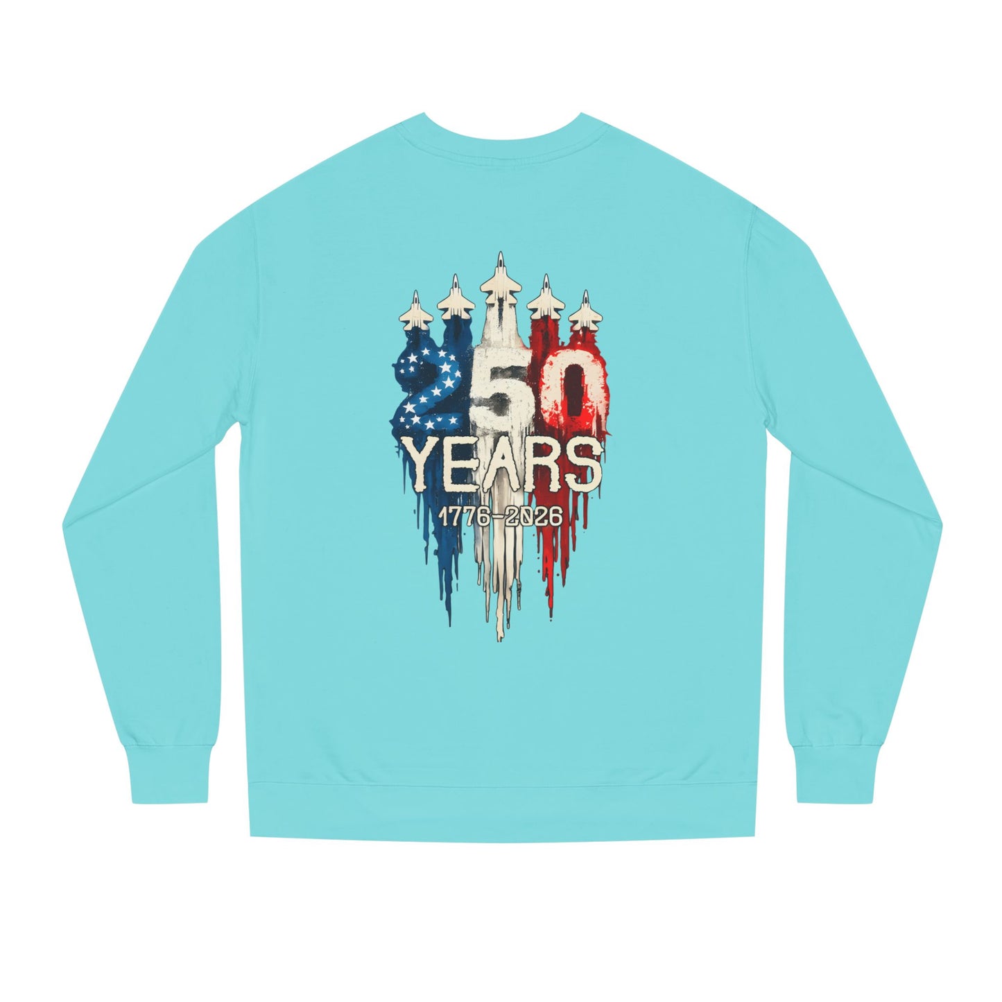 50 Years Anniversary Sweatshirt — Patriotic USA Flag Design (1971–2021)