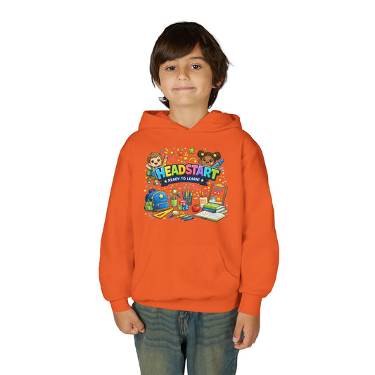 Head Start Kids Hoodie – 'Ready to Learn' Back-to-School Youth Sweatshirt