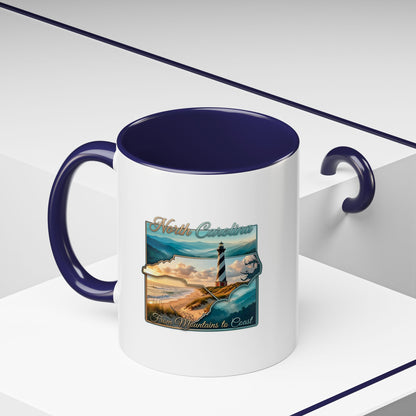 Coastal Lighthouse Coffee Mug – From Mountains to Coast Accent Mug