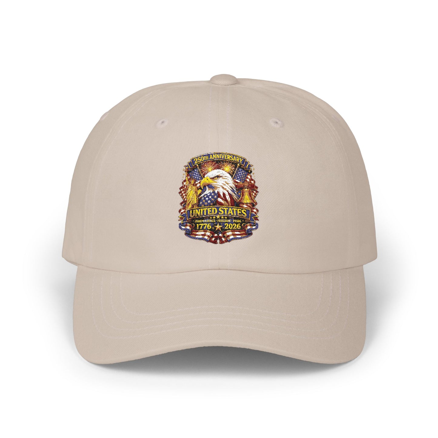 Eagle Seal Dad Cap - Vintage Patriotic Baseball Hat