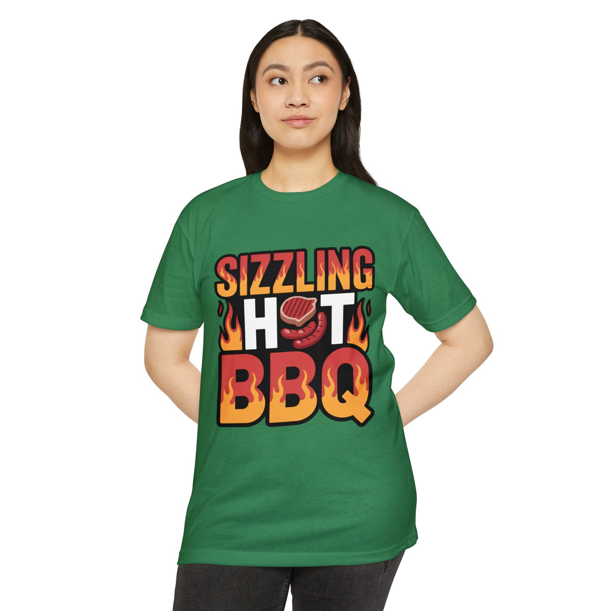 Sizzling Hot BBQ T-Shirt — Grilling Party Tee