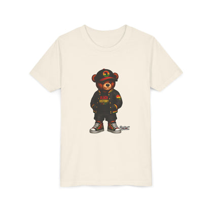 Kids 'Black History' Streetwear Bear Tee