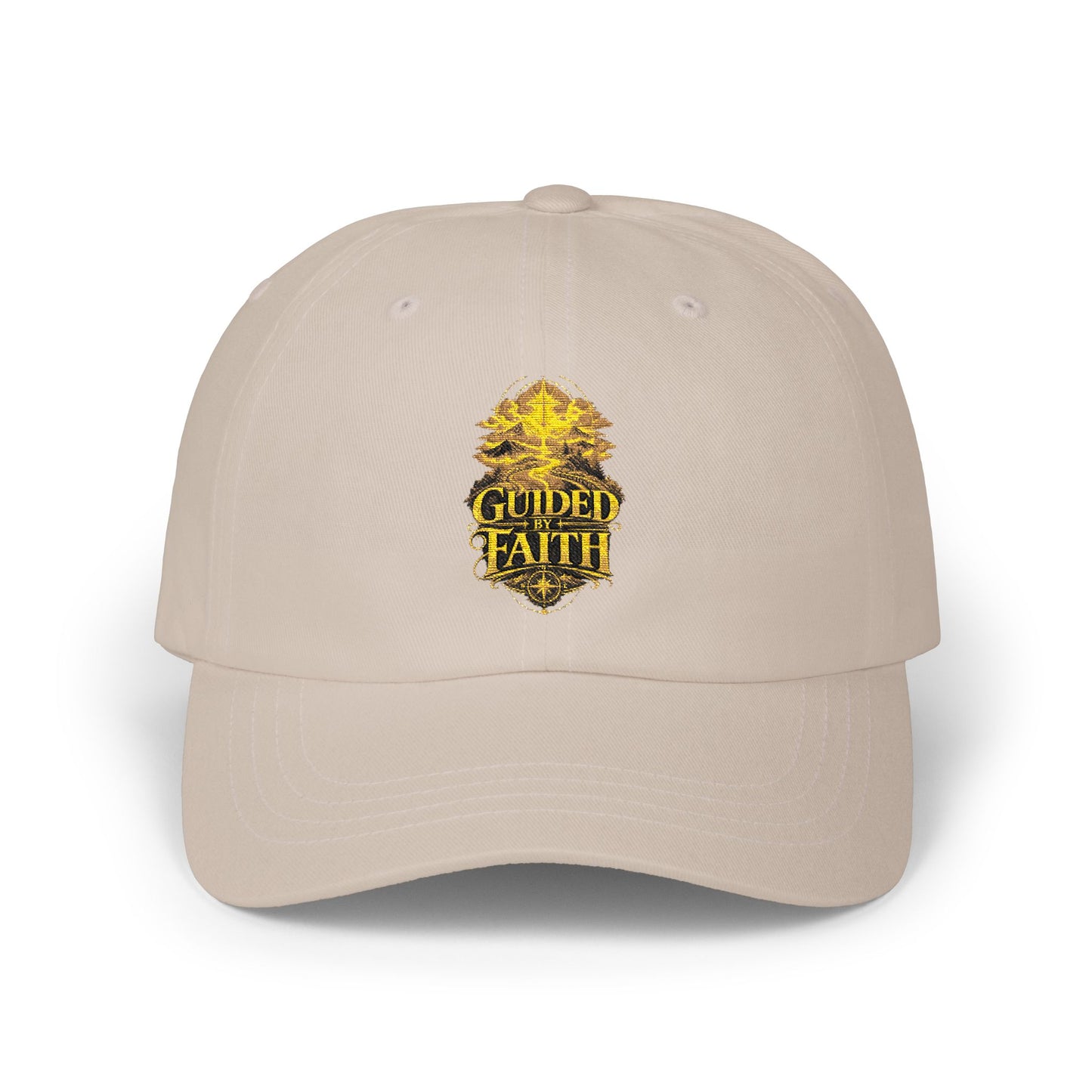 Dad Cap - "Guided Faith" Embroidered Baseball Hat