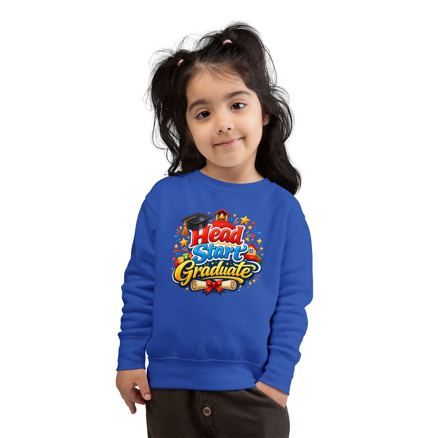 Head Start Graduate Toddler Sweatshirt — Preschool Graduation Crewneck