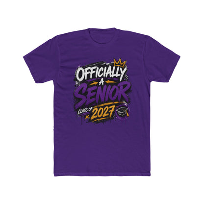 Officially A Senior Class of 2027 T-Shirt — Graduation Tee for High School Seniors