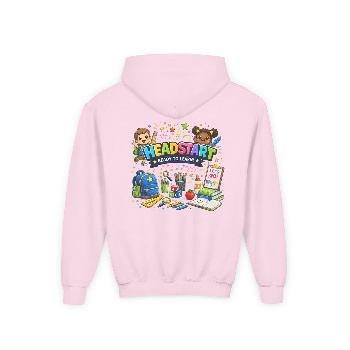Head Start Kids Hoodie – 'Ready to Learn' Back-to-School Youth Sweatshirt