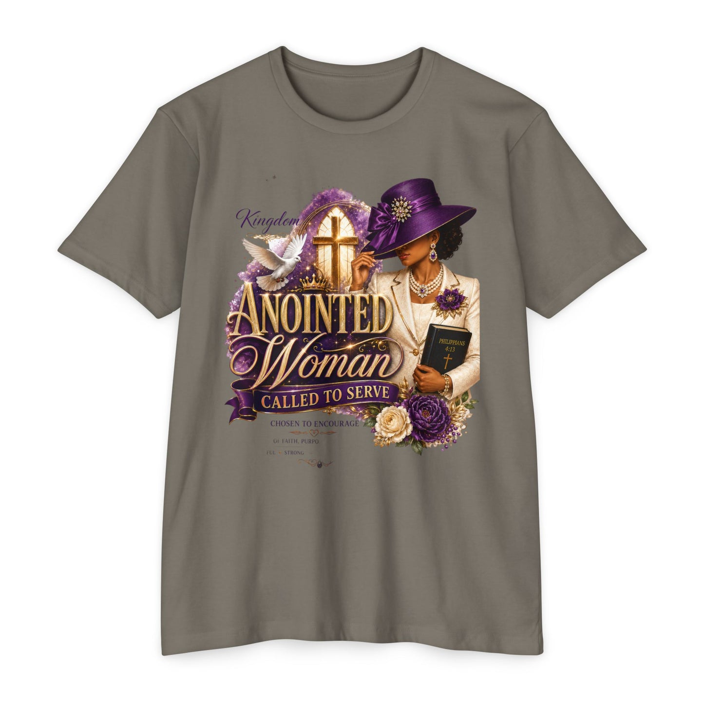 Anointed Woman T-Shirt — "Called to Serve" Christian Faith Tee