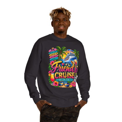 Friends' Cruise Sweatshirt — Tropical Vacation Crewneck