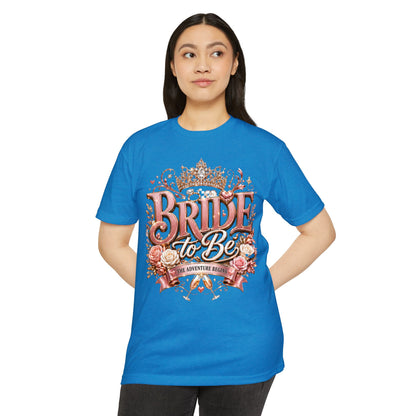 Bride to Be T-Shirt — Floral Crown Bachelorette Tee