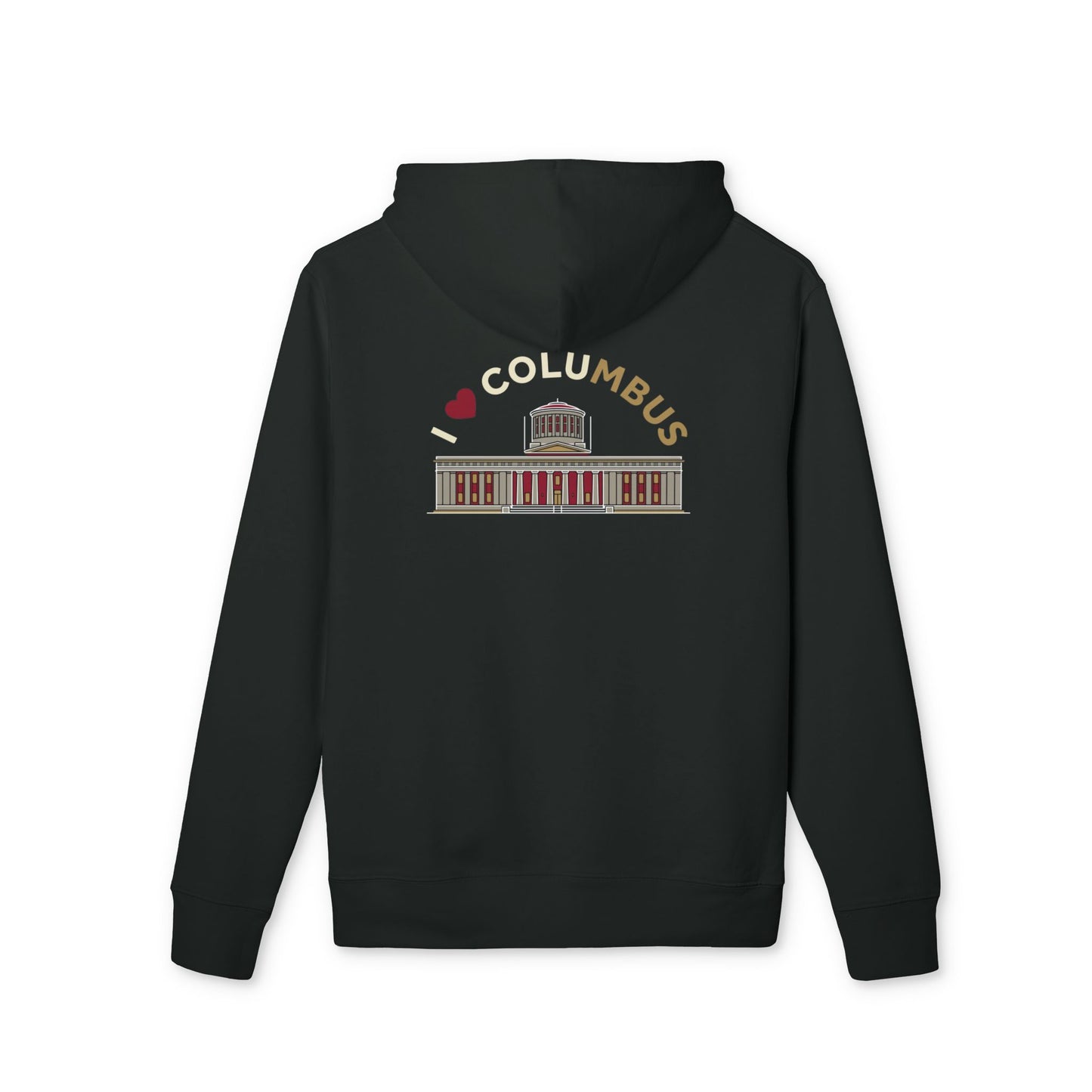Columbus Capitol Hoodie — I  Columbus City Landmark Sweatshirt