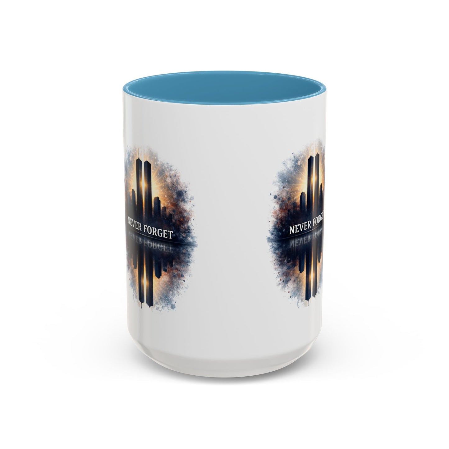 Never Forget 9/11 Memorial Accent Coffee Mug (11/15oz)