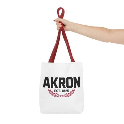 Akron Est. 1825 Tote Bag — City Pride Canvas Tote
