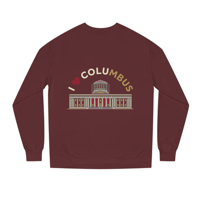 Columbus Landmark Crewneck Sweatshirt — I  Columbus Statehouse Design