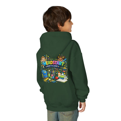 Head Start Kids Hoodie – 'Ready to Learn' Back-to-School Youth Sweatshirt