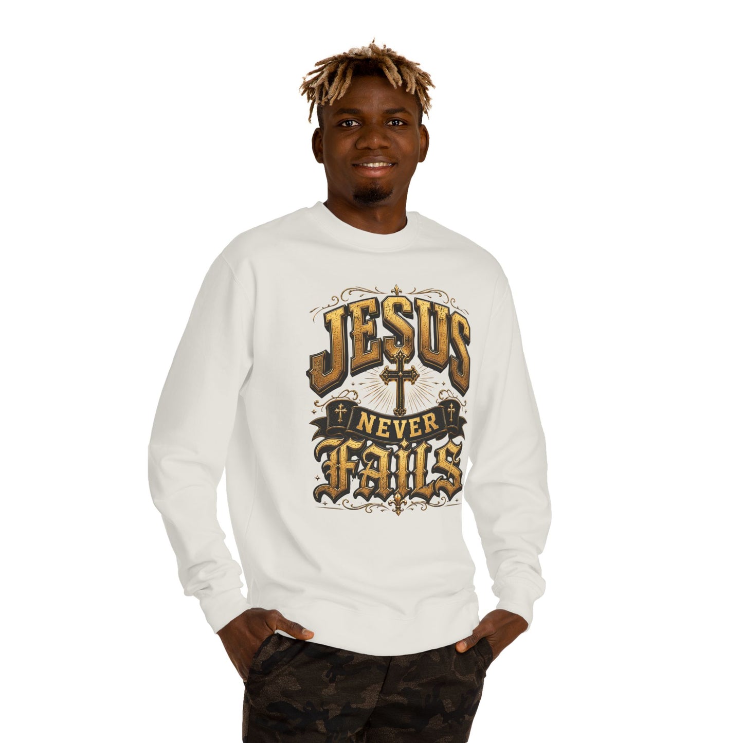 Jesus Never Fails Sweatshirt