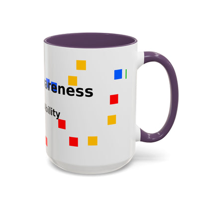 Autism Awareness Accent Mug - "See the Ability" Coffee Cup