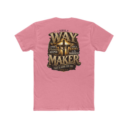 Waymaker T-Shirt — Christian Faith Graphic Tee with Cross and Inspirational Verse