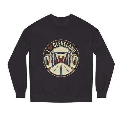 Cleveland Skyline Sweatshirt — I  Cleveland Retro City Crewneck