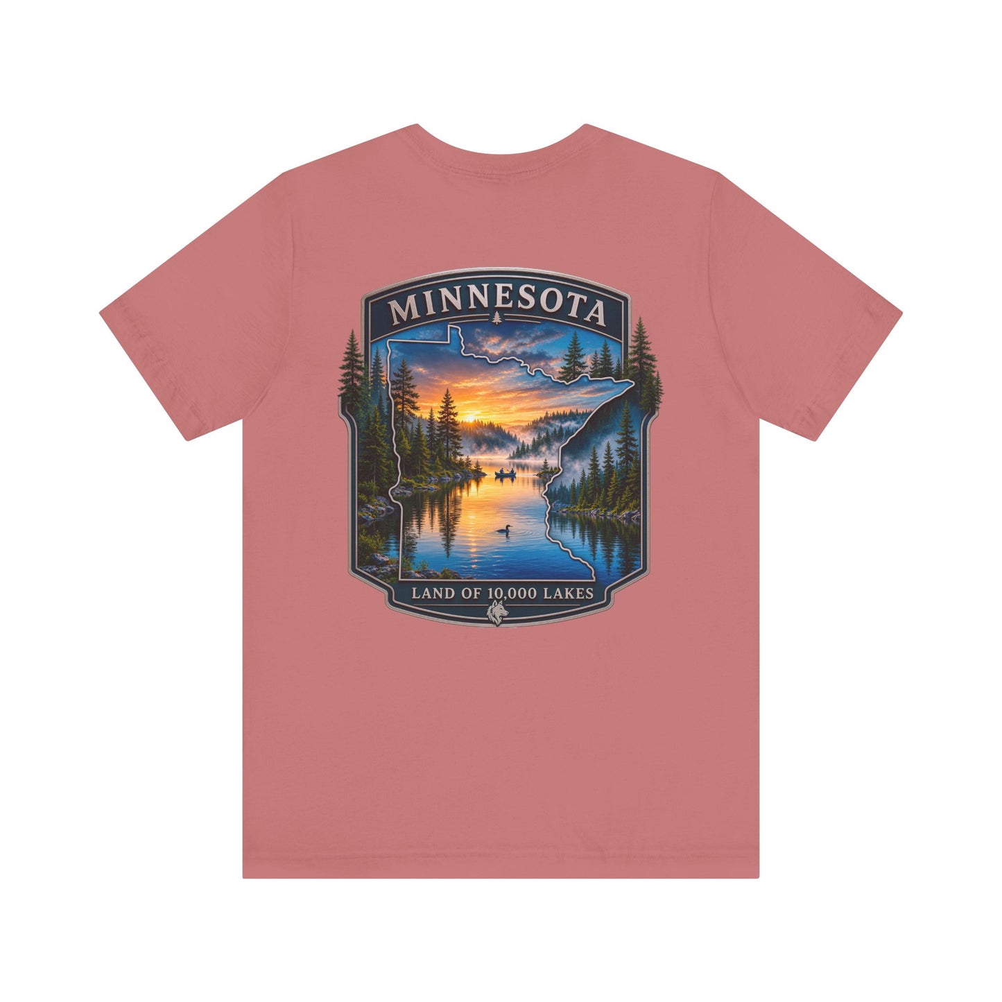 Minnesota Lakes Sunset T‑Shirt