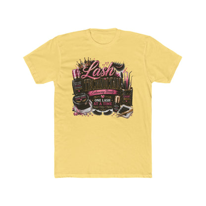 Lash Artist Crew Tee – “One Lash at a Time” Beauty Tools Graphic T-Shirt