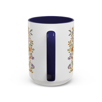 Mom Floral Coffee Mug — "Mom: The Quiet Strength..." Sentimental Mother's Day Gift (11/15oz)