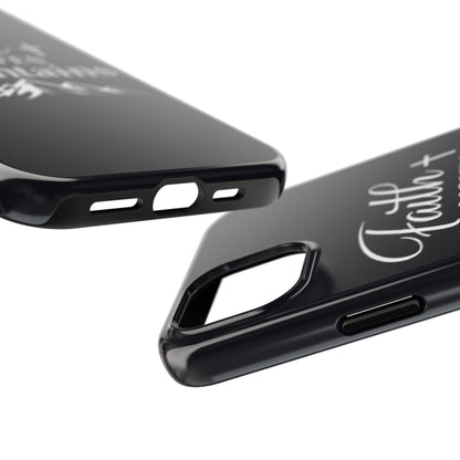 Faith Moves Mountains Tough Phone Case — Christian Inspirational Mountain Design