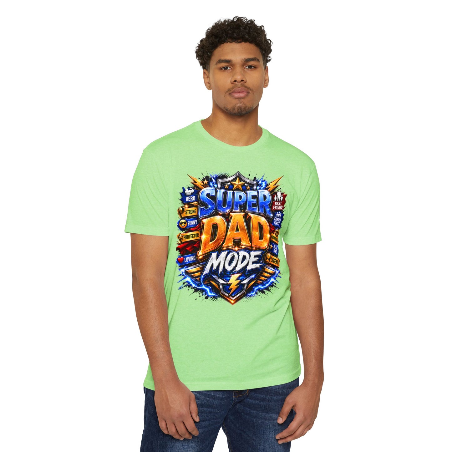 Super Dad Mode T-Shirt — Bold Father’s Day Graphic Tee
