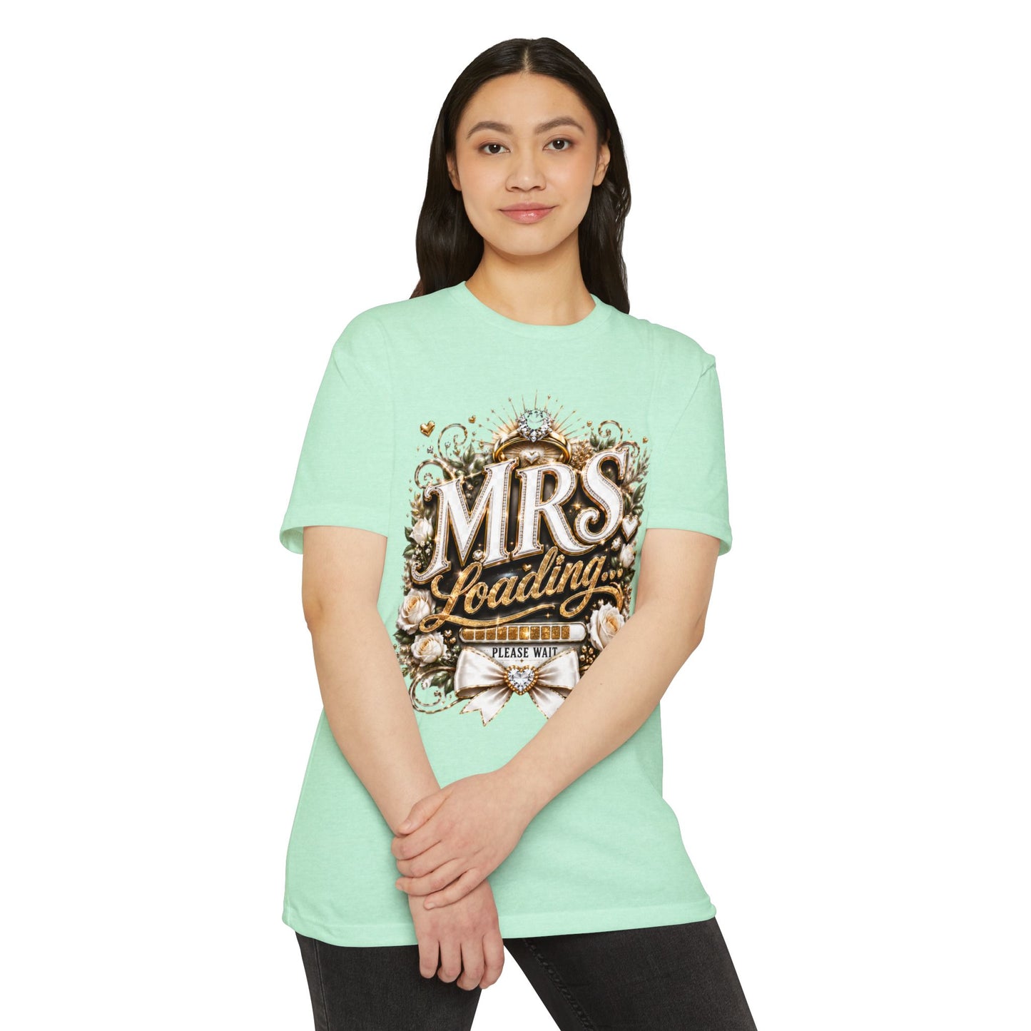 Mrs Loading T-Shirt — Bridal Pregnancy Announcement Tee