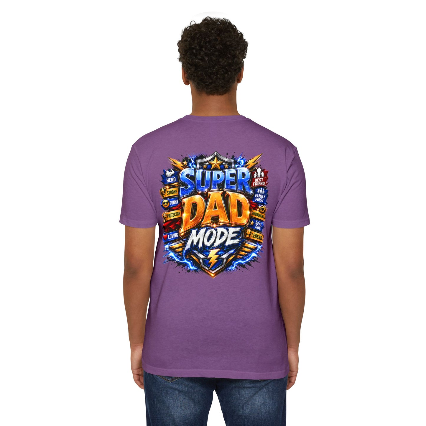 Super Dad Mode T-Shirt — Bold Father’s Day Graphic Tee