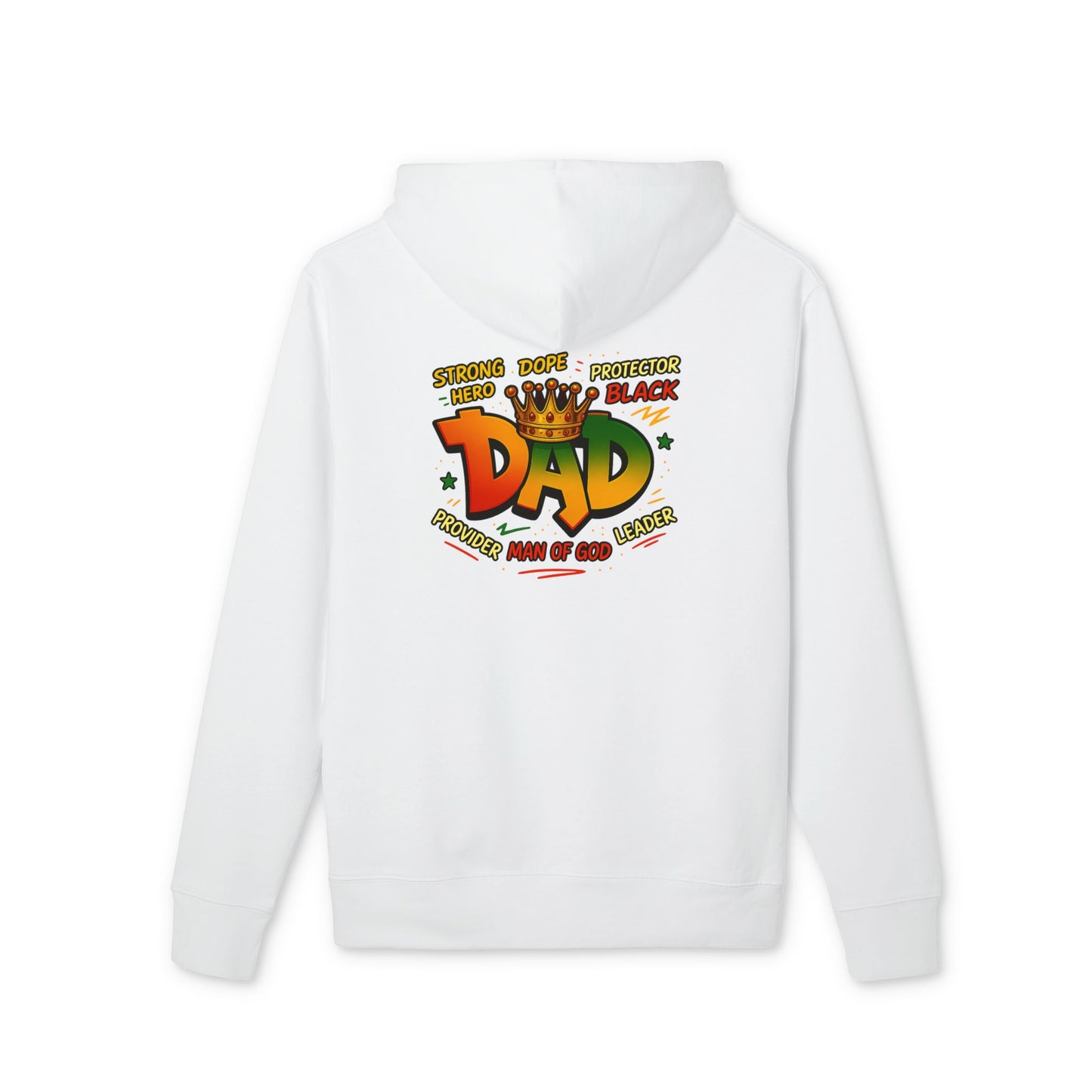 Dad Crown Hoodie — Proud Black Dad Graphic Pullover for Father’s Day