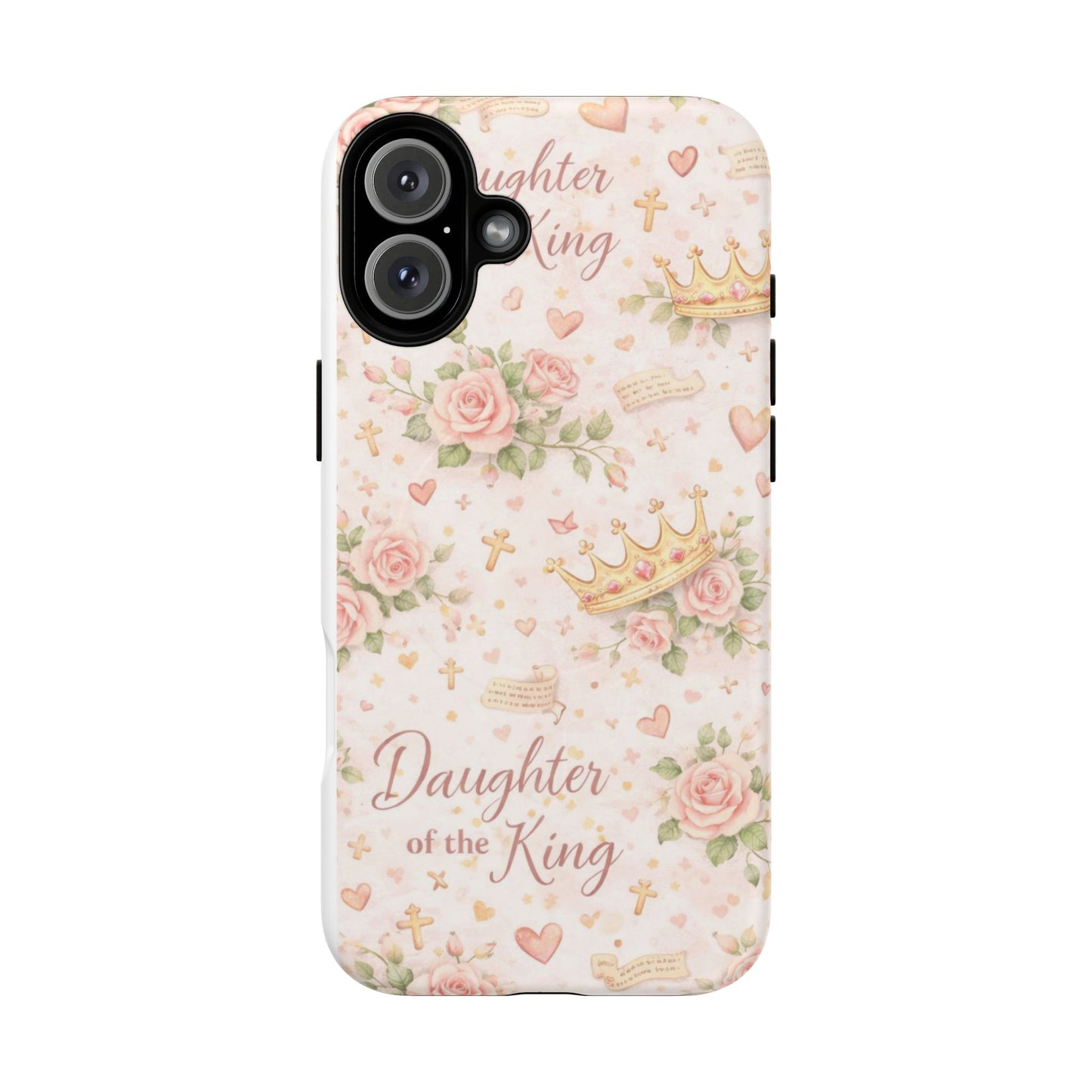 Daughter of the King Floral Phone Case — Tough Magnetic Protective Cover
