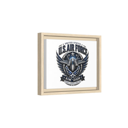 U.S. Air Force 'Aim High' Framed Canvas Print