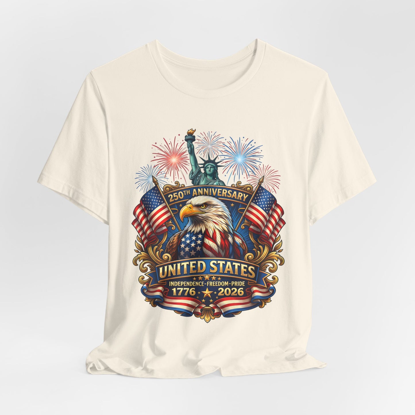 250th Anniversary United States Eagle T-Shirt – 1776–2026 Patriotic Tee