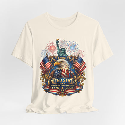 250th Anniversary United States Eagle T-Shirt – 1776–2026 Patriotic Tee