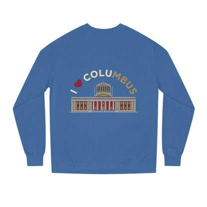 Columbus Landmark Crewneck Sweatshirt — I  Columbus Statehouse Design