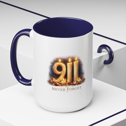 9/11 Never Forget Memorial Coffee Mug