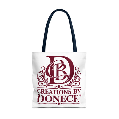 Tote Bag — Creations by Donece Logo Tote (Branded Monogram, Everyday Carry)