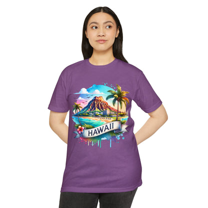 Hawaii Vintage Sunset T-Shirt — Tropical Island Graphic Tee
