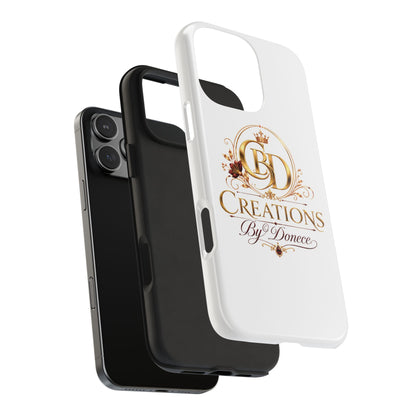 BD Creations By Donece Elegant Logo Tough Phone Case — Protective iPhone Cover