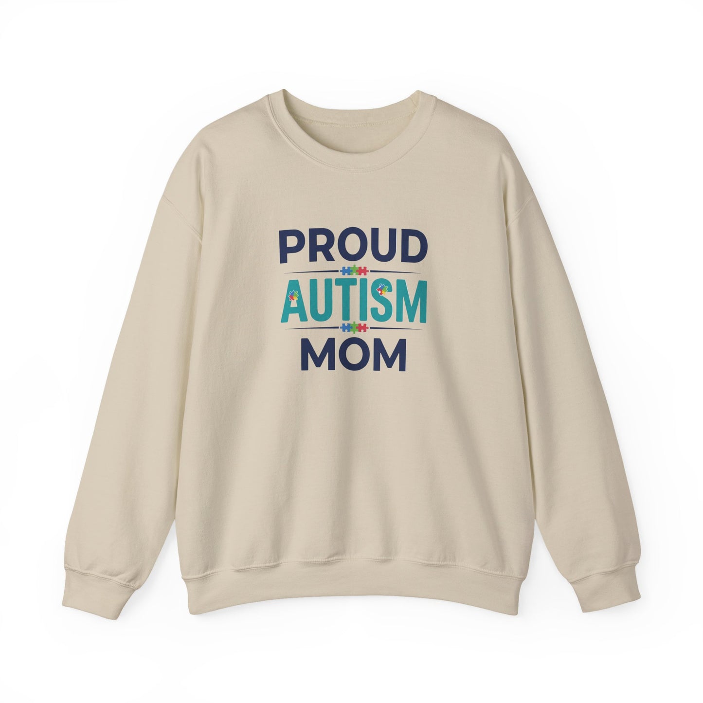 Proud Autism Mom Crewneck Sweatshirt