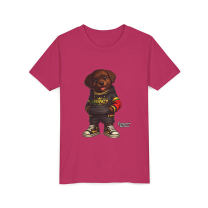 Youth Dog Tee — 'Legacy' Streetwear Puppy Graphic Shirt