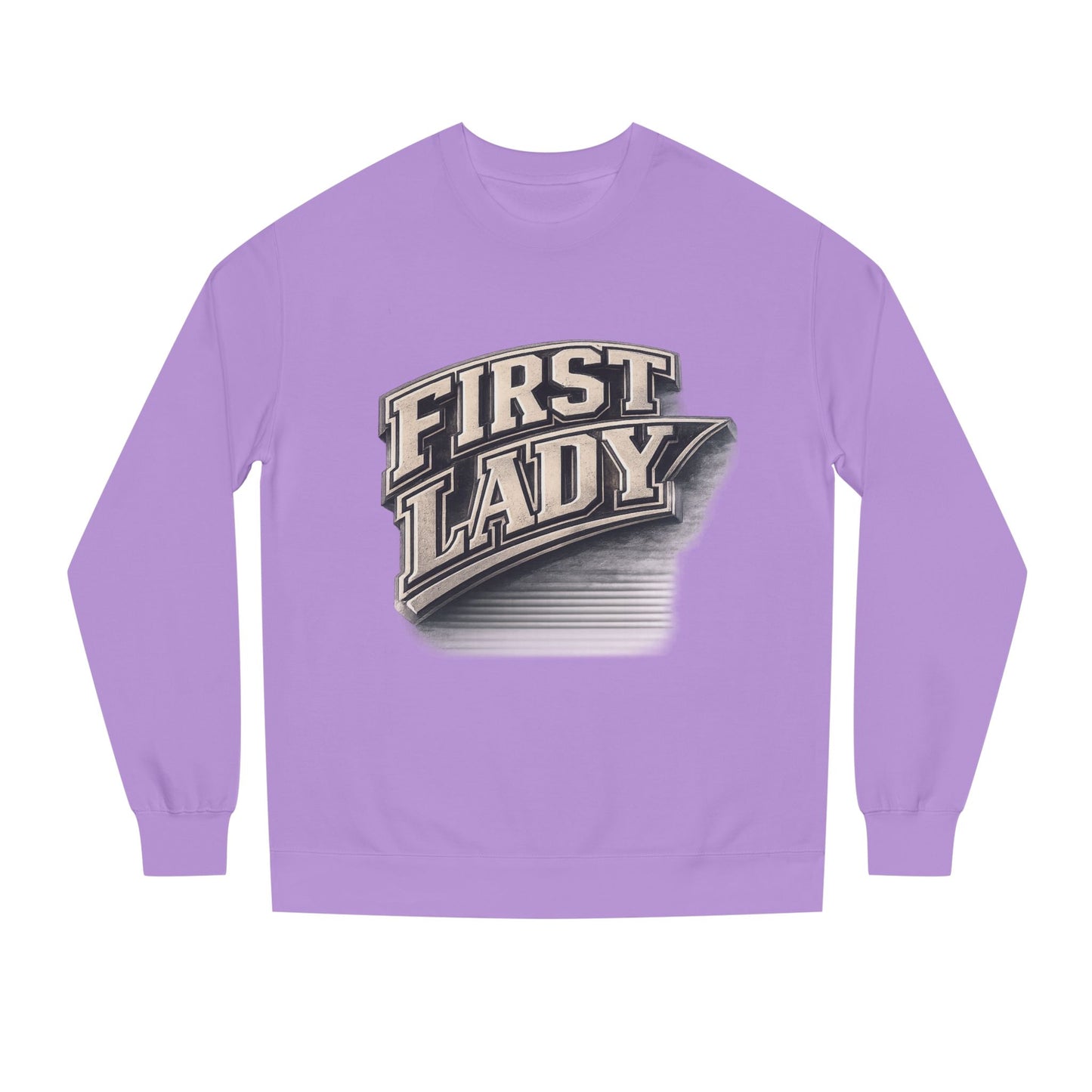 First Lady Graphic Sweatshirt — Vintage Script Crewneck for Women