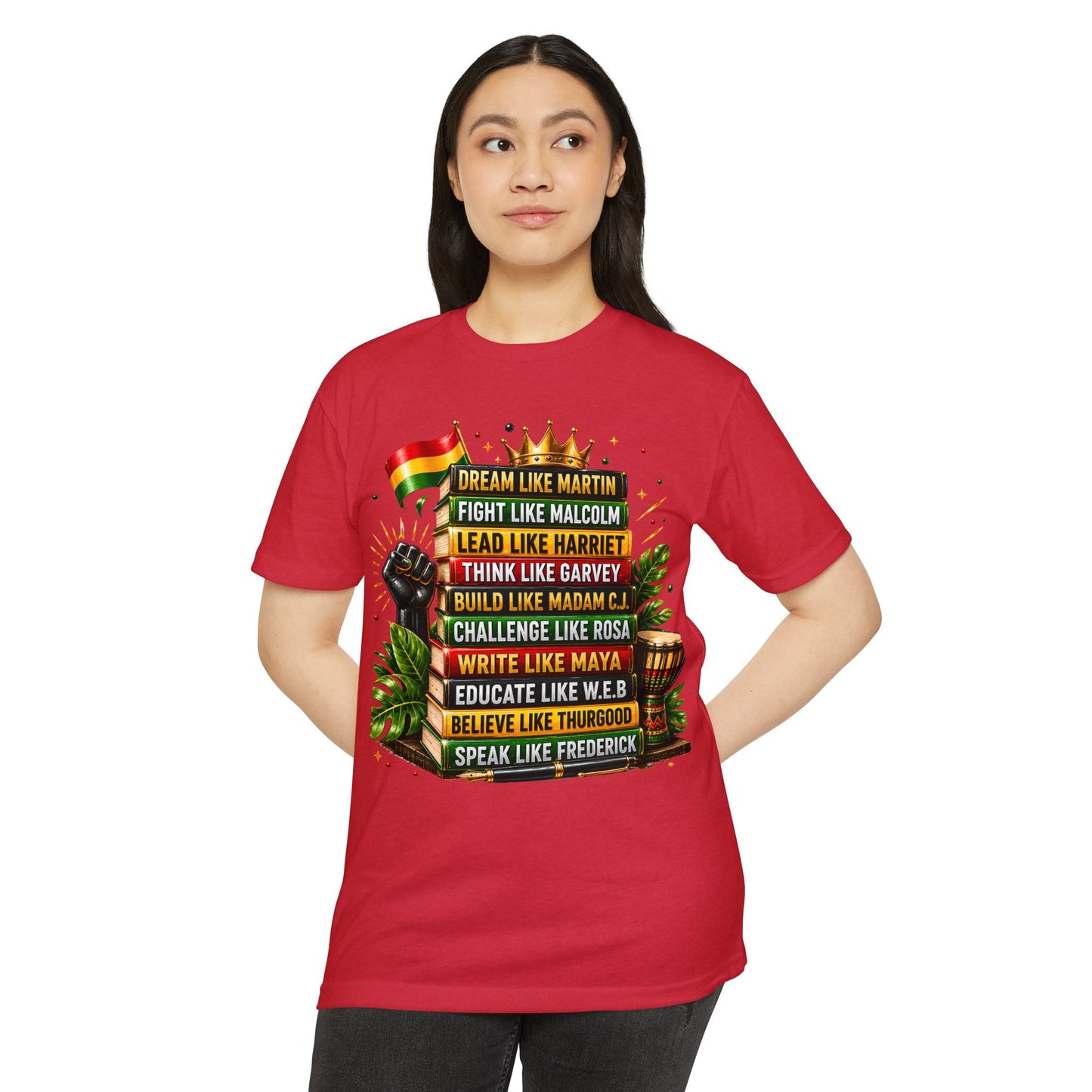 Inspirational Black History Leaders Graphic T-Shirt