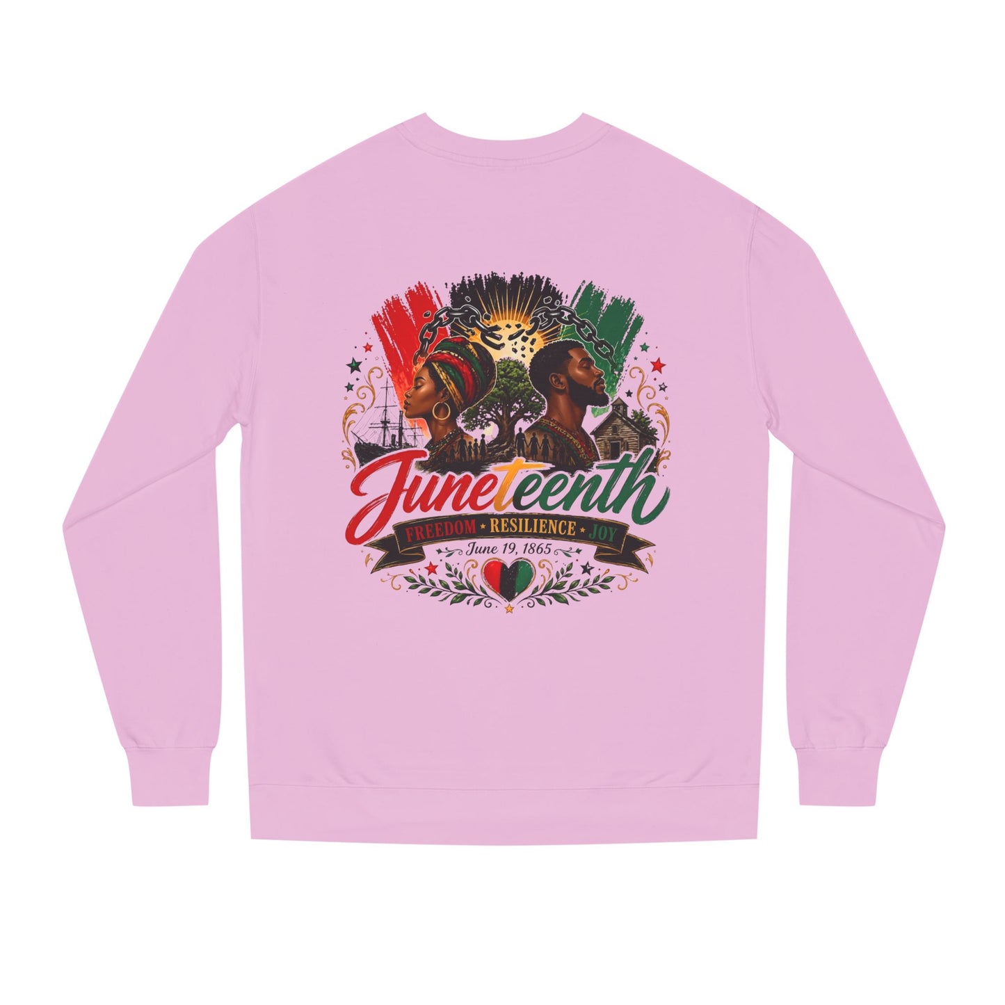 Juneteenth Sweatshirt — Juneteenth Proud Graphic Crewneck