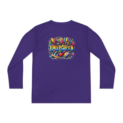 Kindergarten Crayons Youth Long Sleeve Tee