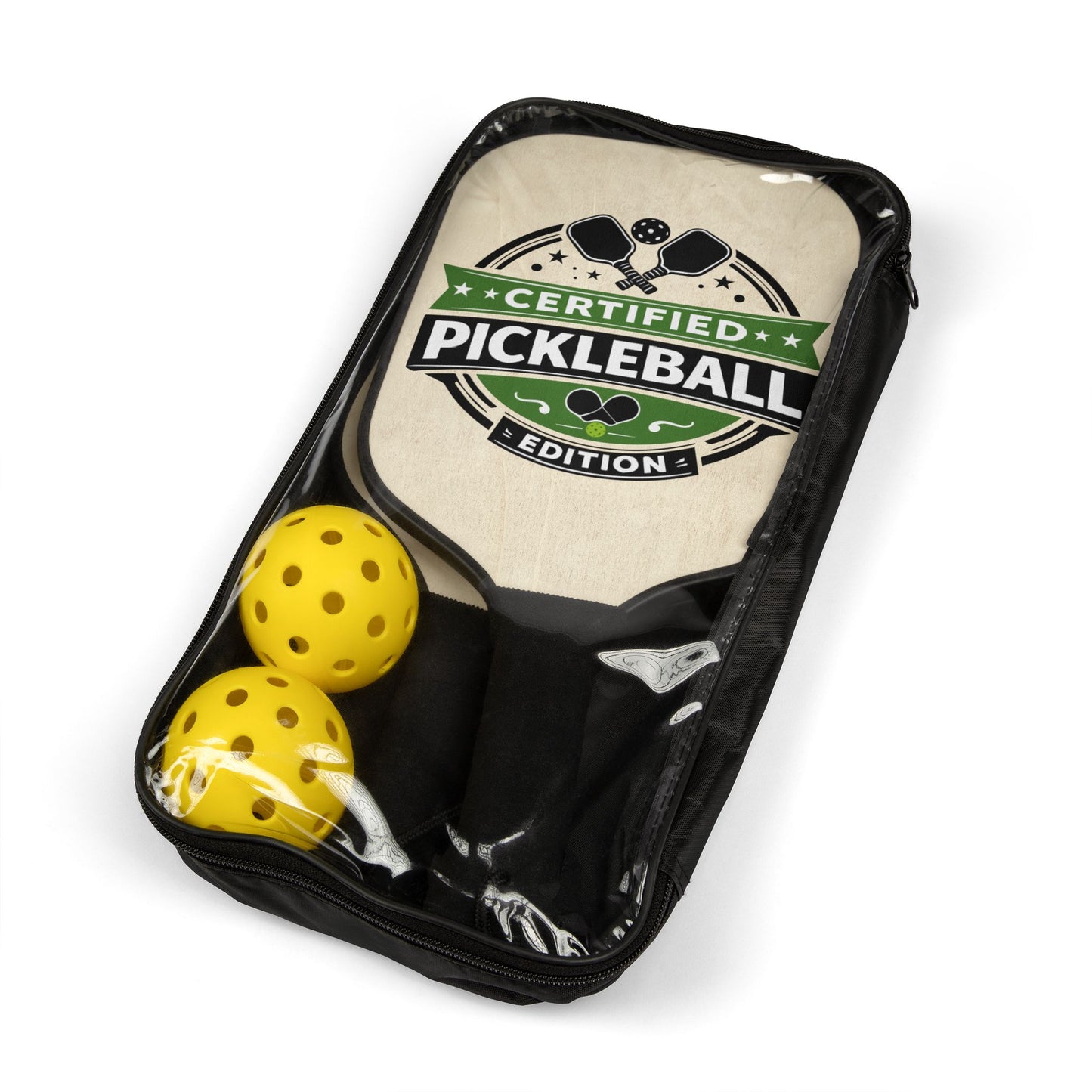 Pickleball Paddle Set - "Certified Pickleball Edition" with Balls