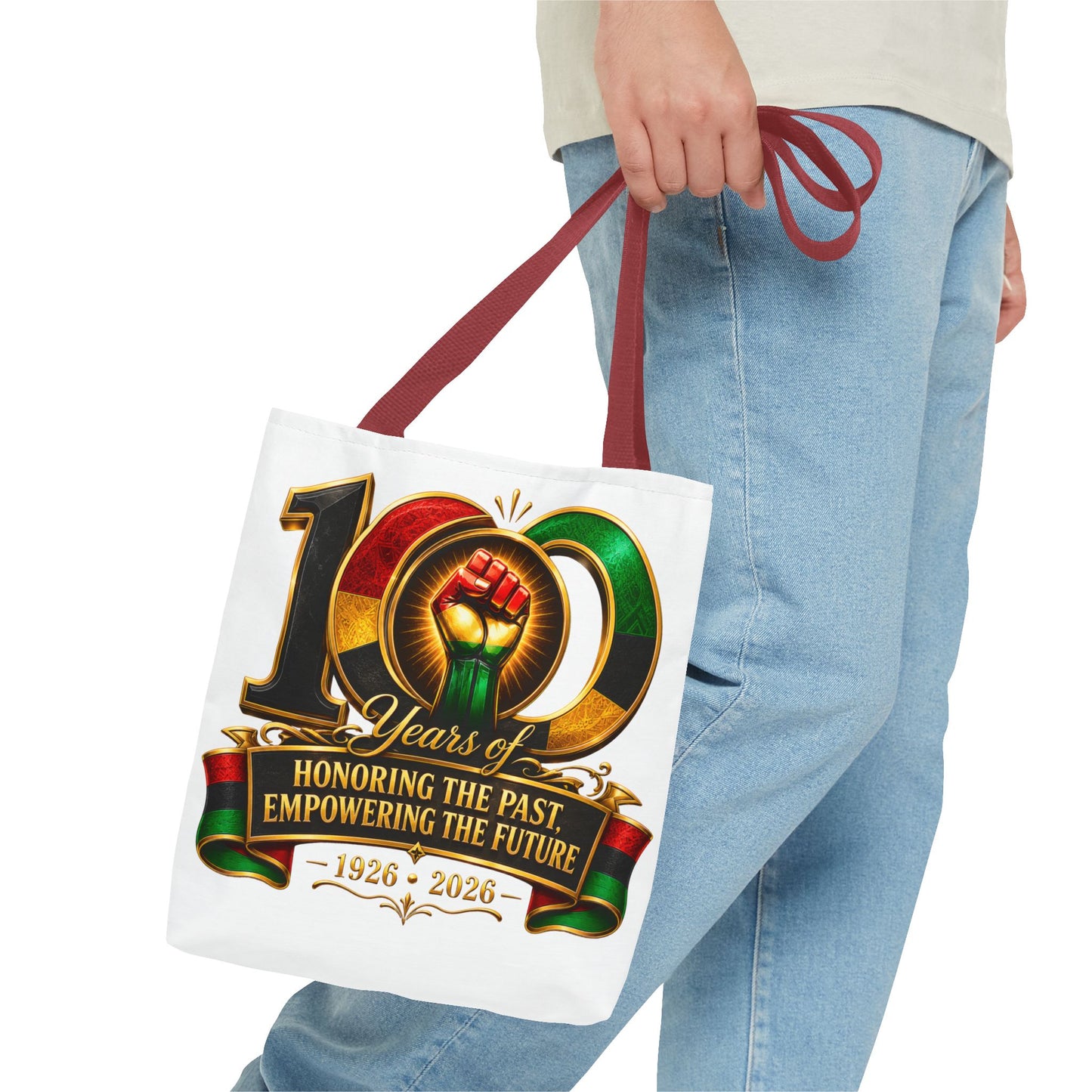 100 Years Commemorative Tote Bag — "Honoring the Past, Empowering the Future" (1926–2026)